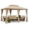Gazebo Malibu com cortinas